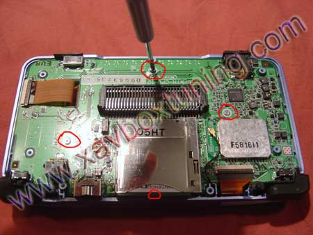 démontage nintendo ds