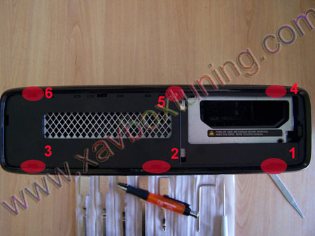 demontage xbox360 slim