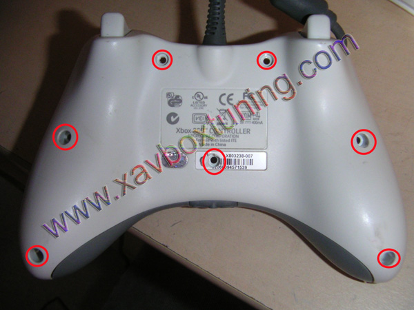 comment demonter une manette d'xbox 360